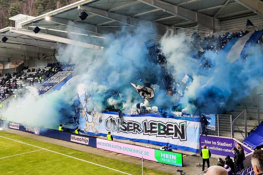 FC Erzgebirge Aue – TSV 1860 München – Bild 3