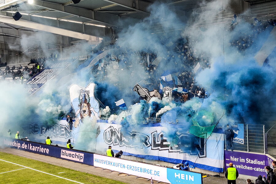 FC Erzgebirge Aue – TSV 1860 München – Bild 4
