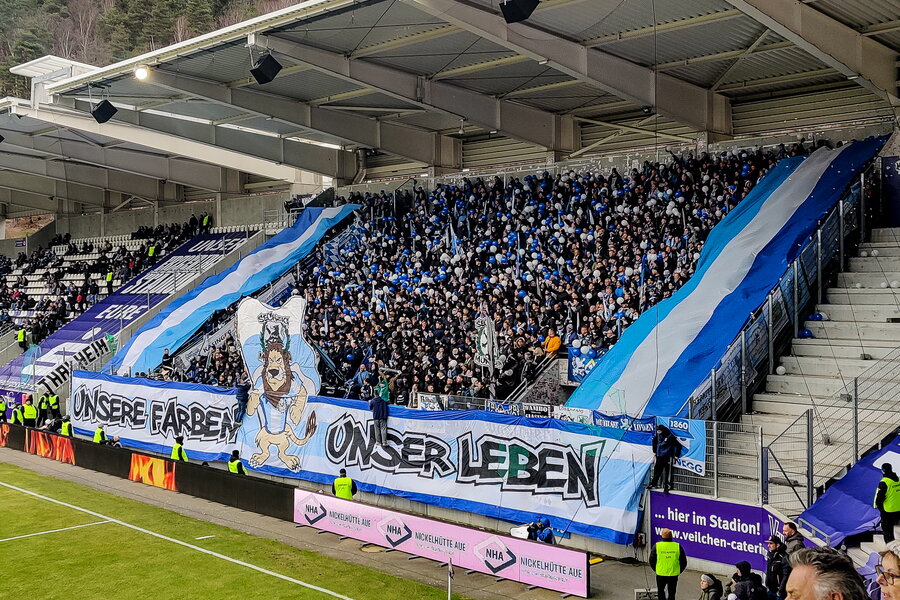 FC Erzgebirge Aue – TSV 1860 München – Bild 23
